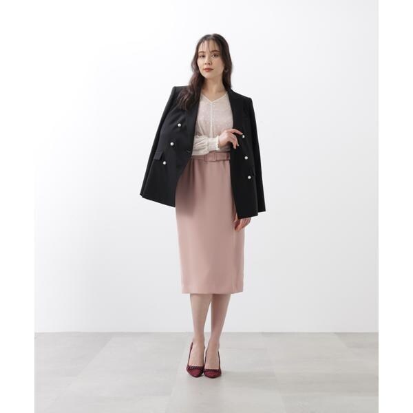 極美品✨ピンキー＆ダイアン　ループツィードダブルブレストコート　2022AW　М 極美品✨ピンキー＆ダイアン ループツィードダブルブレスト