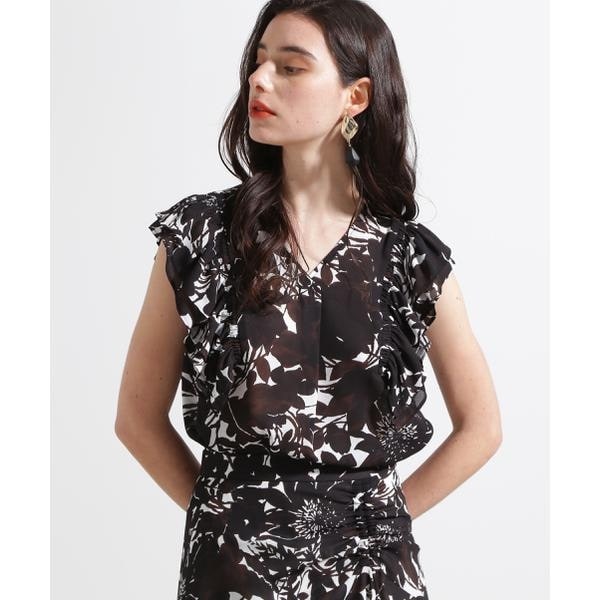 ピンキー＆ダイアン（PINKY&DIANNE）/◆グラデーションフラワープリントブラウス ◇グラデーションフラワープリントブラウス | ピンキー＆ダイアン