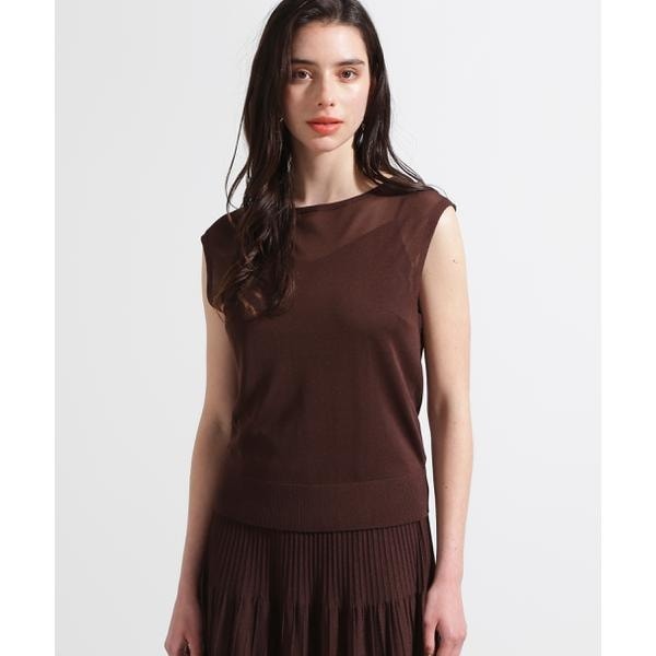 ピンキー＆ダイアン（PINKY&DIANNE）/◆ボートネックシアーニットプルオーバー ◇ボートネックシアーニットプルオーバー | ピンキー＆ダイアン