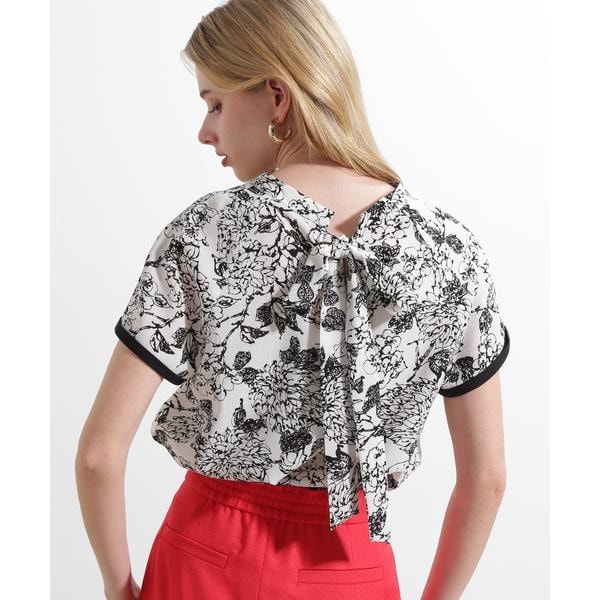 ◇ヨットプリントボウタイブラウス | ピンキー＆ダイアン(PINKY&DIANNE