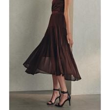 ピンキー＆ダイアン(PINKY&DIANNE)の◆シアープリーツニットフレアースカート