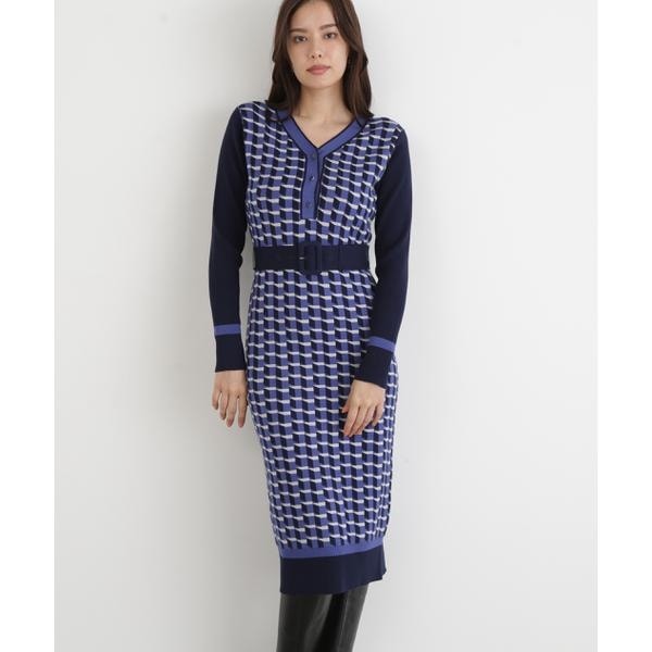 ◇バイカラーファスナーワンピース | ピンキー＆ダイアン