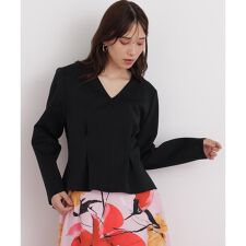 ◆タックフレアダンボールブラウス