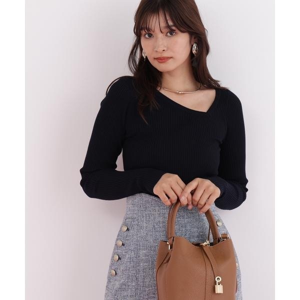 バイカラーボウタイニット | ピンキー＆ダイアン(PINKY&DIANNE