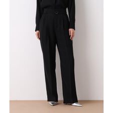 ダブルサテンタックワイドパンツ