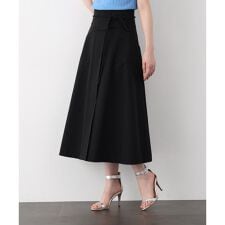 ステッチベルトフレアースカート