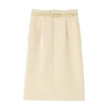 ベルト付きストレッチスカート