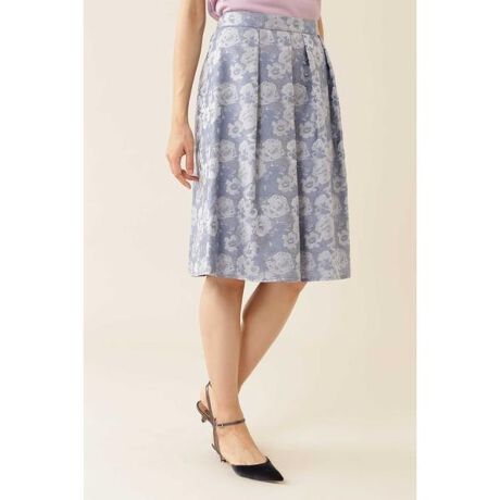 Purpose フラワージャガードスカート ナチュラルビューティー Natural Beauty ファッション通販 マルイウェブチャネル