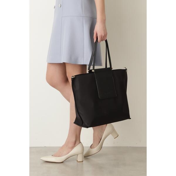 【JILLSTUART】レザーコンビキャンバストートバッグM ◇ナイロンコンビトートバッグ M | ジル スチュアート(JILL