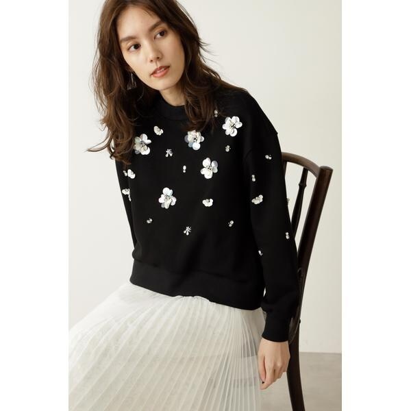 JILLSTUART - 【送料無料】美品　ジルスチュアート　フラワー　ブーケ　ジャージー　カットソー ◇フラワーブーケジャージーカットソー | ジル スチュアート
