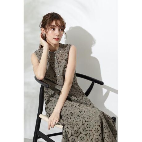 ◇《Endy ROBE》クラークレースワンピース | ジル スチュアート(JILL 