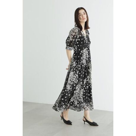 モノトーンフラワーワンピース | ジル スチュアート(JILL STUART 