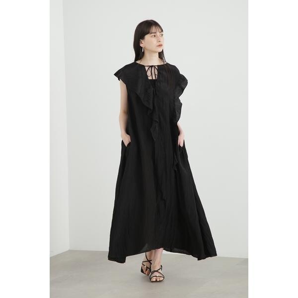 新品タグ付☆ジルスチュアート　アシンメトリーラッフルワンピース　マキシワンピース JILL STUART ワンピース アシンメトリーラッフルワンピース
