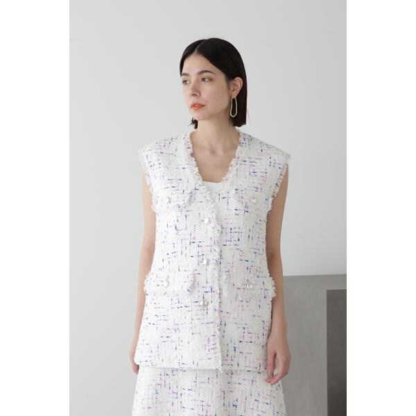 新品タグ付きJILL STUARTカラーツイードジレ定価35200円 新品タグ付きJILL STUARTカラーツイードジレ定価35200円 カラー