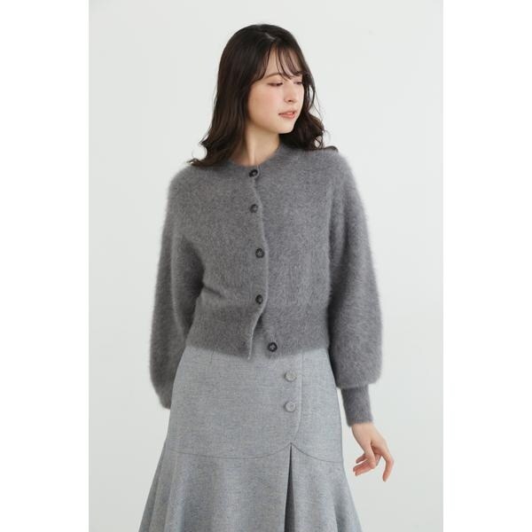 JILLSTUART - ジルスチュアート 23AWフォックス カシミヤ ニットカーディガン 長袖 FR ◇フォックスカシミヤニットカーディガン | ジル スチュアート