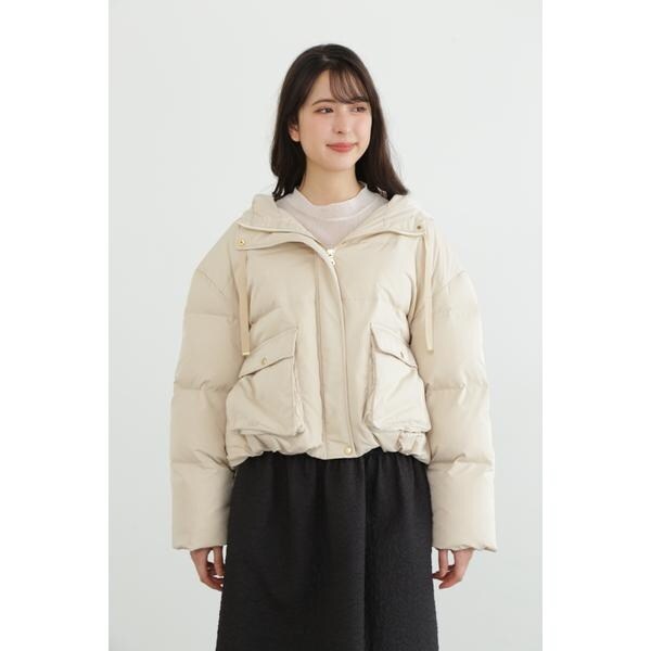 □ジルスチュアート　フード付きショートエコダウン Amazon | [ジルスチュアート] フード付きショートエコダウン