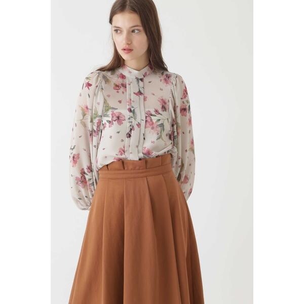 JILLSTUART - 未使用　ジルスチュアート jillstuart ウォーターカラーフラワーブラウス JILLSTUART - 未使用 ジルスチュアート jillstuart ウォーター