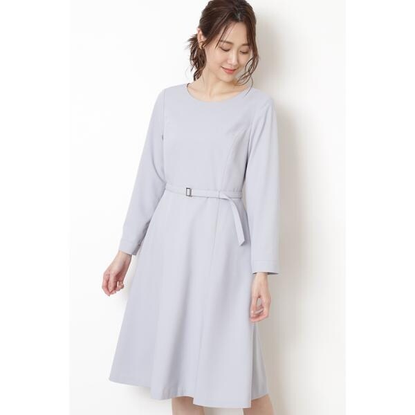 Natural Beauty Basic❤︎大人綺麗めジョーゼットフレアワンピース 洗える]ジョーゼットフレアワンピース | ナチュラルビューティー