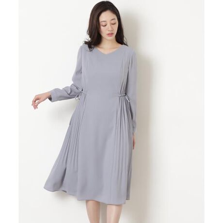洗える サイドプリーツワンピース ナチュラルビューティーベーシック Natural Beauty Basic ファッション通販 マルイウェブチャネル