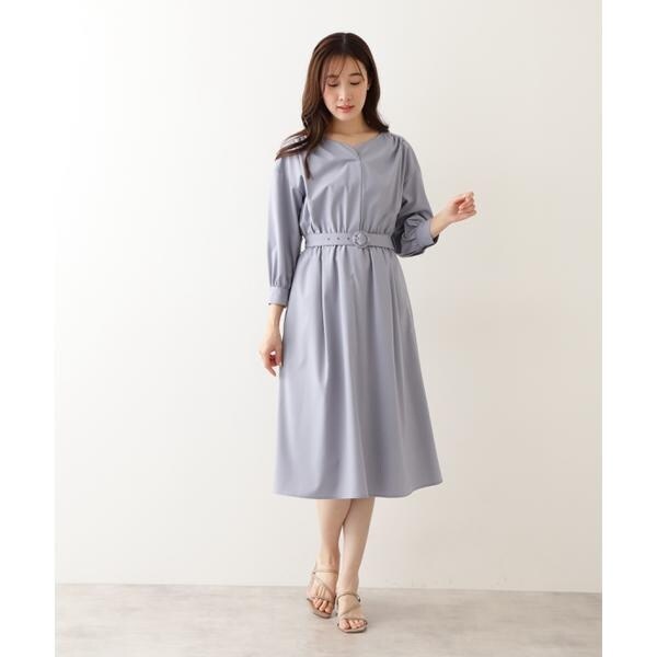 洗える ベルテッドシャツワンピース ナチュラルビューティーベーシック Natural Beauty Basic ファッション通販 マルイウェブチャネル