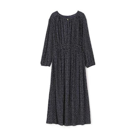 洗える ドットギャザーワンピース ナチュラルビューティーベーシック Natural Beauty Basic ファッション通販 マルイウェブチャネル