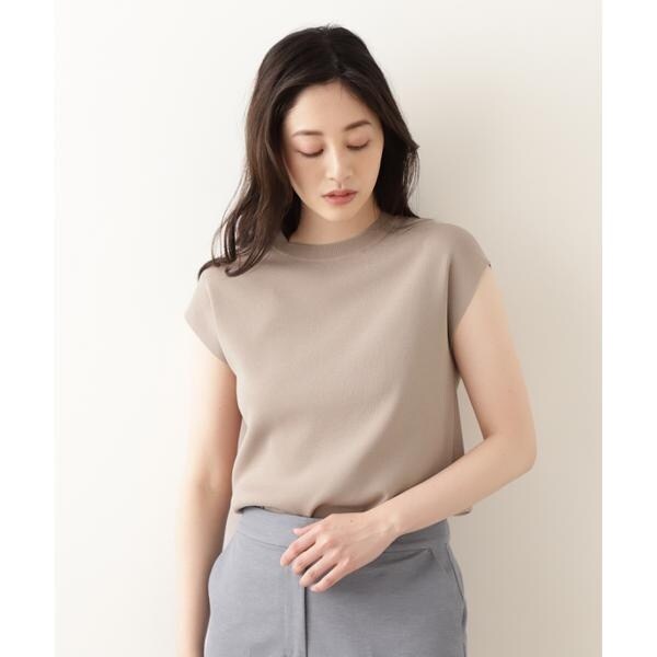 完璧主義 総針フレンチスリーブニット | ナチュラルビューティー 服&ファッション小物
