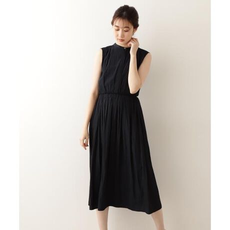 洗える 割繊デシンギャザーワンピース ナチュラルビューティーベーシック Natural Beauty Basic ファッション通販 マルイウェブチャネル Cb002 567 96 01