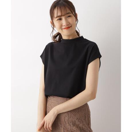 フレンチスリーブスタンドカラーカットソー ナチュラルビューティーベーシック Natural Beauty Basic ファッション通販 マルイウェブチャネル