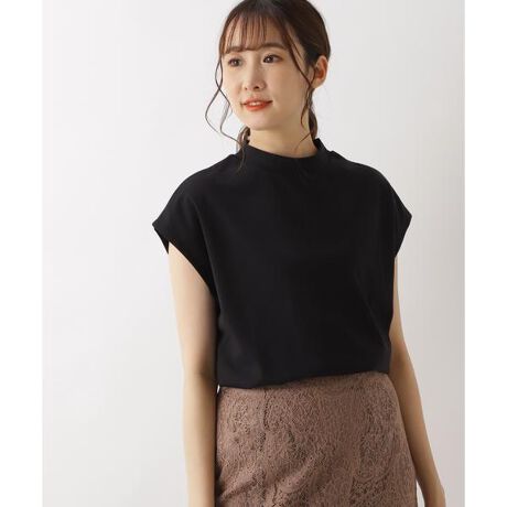 フレンチスリーブスタンドカラーカットソー ナチュラルビューティーベーシック Natural Beauty Basic ファッション通販 マルイウェブチャネル