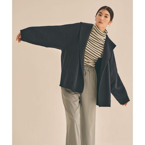 【美品】NATURAL BEAUTY BASIC リバーコート　セーラーカラー NATURAL BEAUTY BASIC - ナチュラルビューティーベーシック リバー