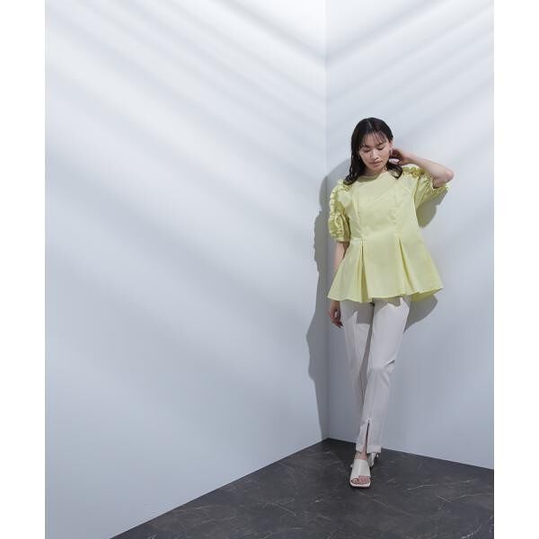 ボリュームスリーブブラウス