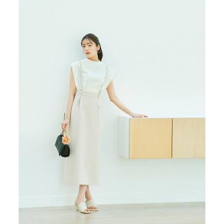 サス付ストレートスカート | ナチュラルビューティーベーシック  