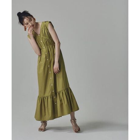 グレースクラス またがら 23AW サイドティアードシャツワンピース  