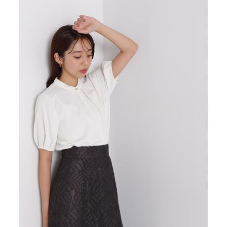 フロントタックパフスリーブブラウス23AW | ナチュラルビューティー 