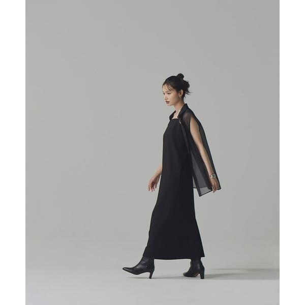 シアーシャツ＆キャミワンピースセット23AW | ナチュラル