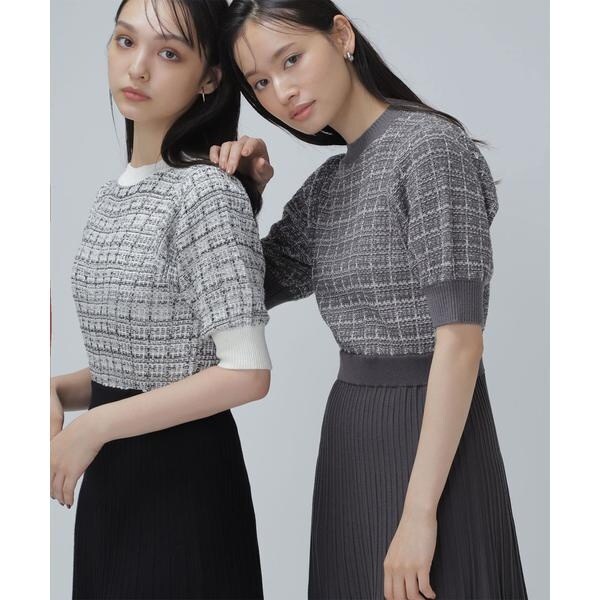 ツイードニットワンピース NATURAL BEAUTY BASIC NATURAL BEAUTY BASIC｜ツイードニットワンピース | Rakuten
