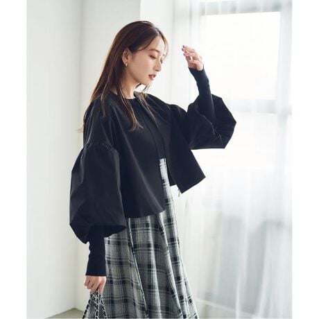 バルーンスリーブブルゾン23AW | ナチュラルビューティーベーシック 