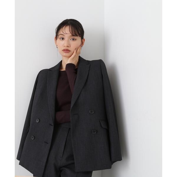 シャークスキンセットアップシリーズ＞ダブルブレストジャケット23AW