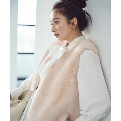 フェイクファーベスト23AW | ナチュラルビューティーベーシック  