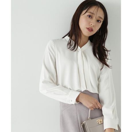 パールポイントボウタイブラウス23AW | ナチュラルビューティー