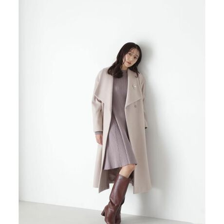 デザインショールカラーコート23AW | ナチュラルビューティー 