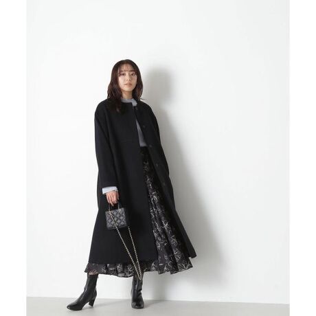フォルムノーカラーモッサコート23AW | ナチュラルビューティー 
