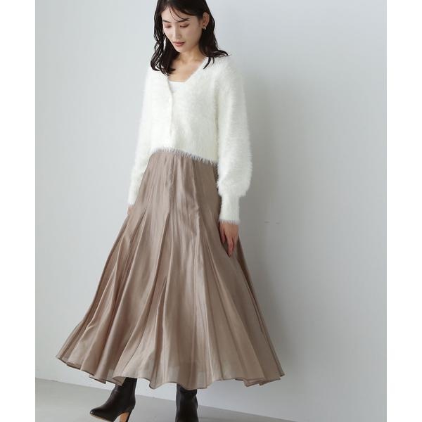 現品販売【miu様専用】ナチュラルビューティーベーシック　シャイニーシアーボイルスカート スカート