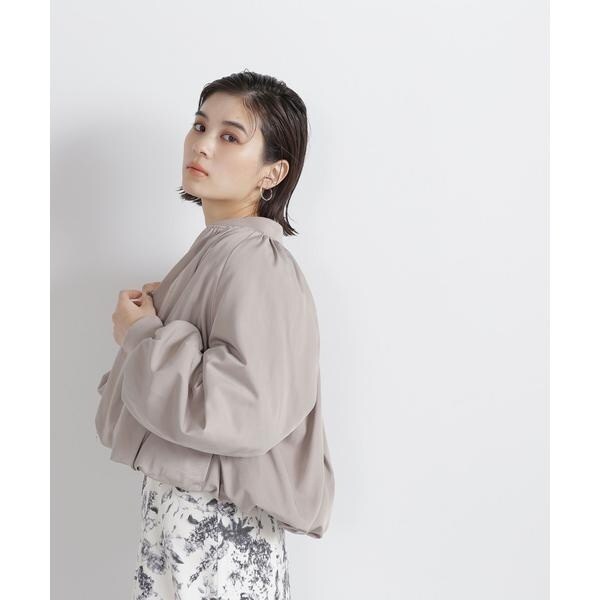 NATURAL BEAUTY BASIC バルーンスリーブブルゾン　ブラック NATURAL BEAUTY BASIC（ナチュラルビューティーベーシック）の