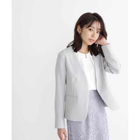 ✶セット✶ ナラカミーチェ ナチュラルストレッチノーカラージャケット  