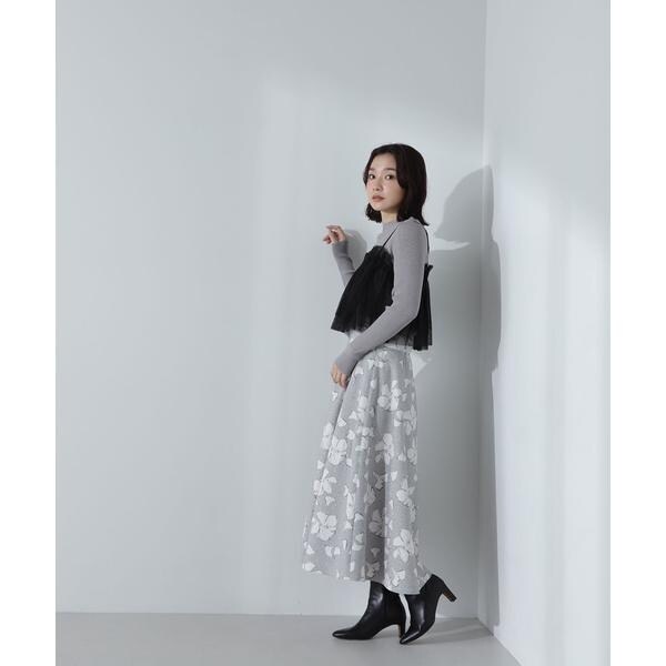 チュールキャミレイヤードニット 24SS | ナチュラルビューティー チュールキャミレイヤードニット 24SS | ナチュラルビューティー