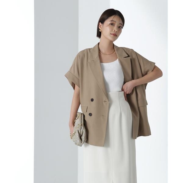 ハーフスリーブボクシージャケット | ナチュラルビューティー
