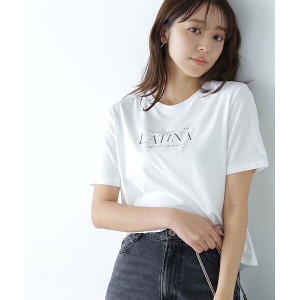 大人気!!【 】ロゴTシャツ メタルプレートラティーナロゴTシャツ | ナチュラルビューティー