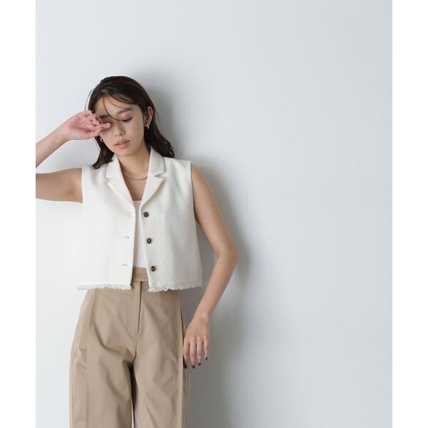 楽天市場】ツイードベスト NATURAL BEAUTY BASIC ナチュラル
