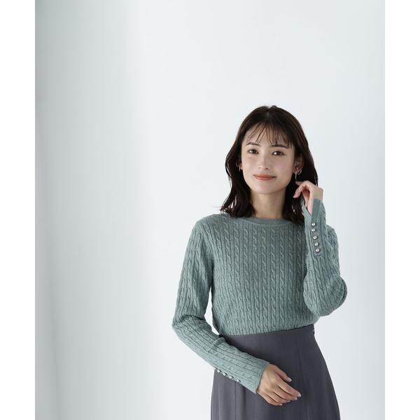 ミニケーブルニットシリーズ クルーネックプルオーバー 24AW